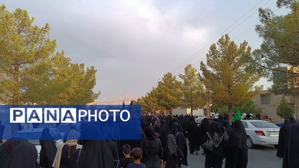 حضور مردم شهرستان نیم‌ور و محلات در پیاده‌روی جاماندگان اربعین