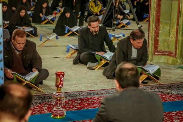 آیین ملی جزء خوانی قرآن کریم در حرم مطهر حضرت محمد هلال بن علی(ع)
