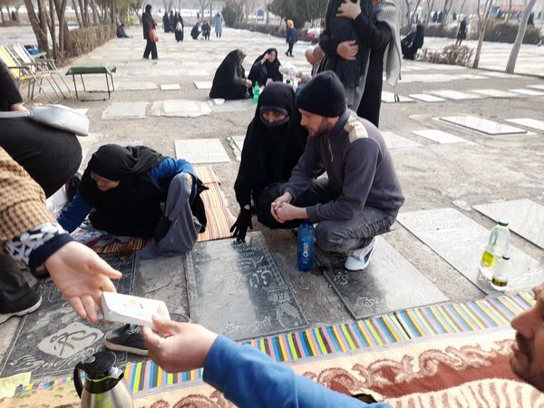 مراسم چراغ برات در بهشت رضا مشهد مقدس 