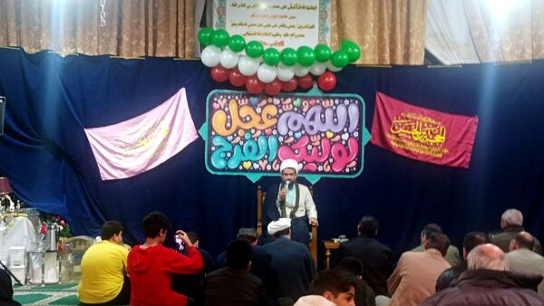 مراسم ولادت امام زمان (عج) در مسجد نینوای نیشابور 