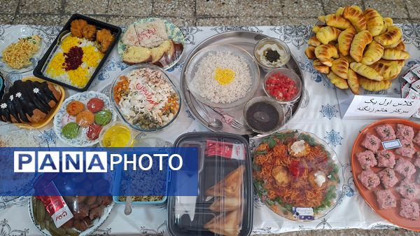 جشنواره غذای سالم در دبستان پسرانه فرهنگیان ۱