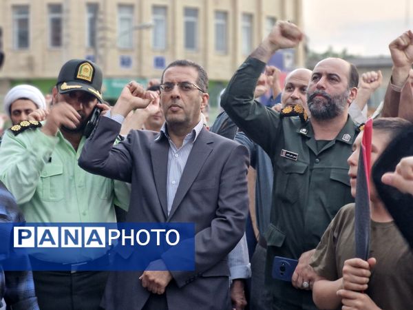 اجتماع مردمی حمایت از سربازان وطن در گلوگاه 