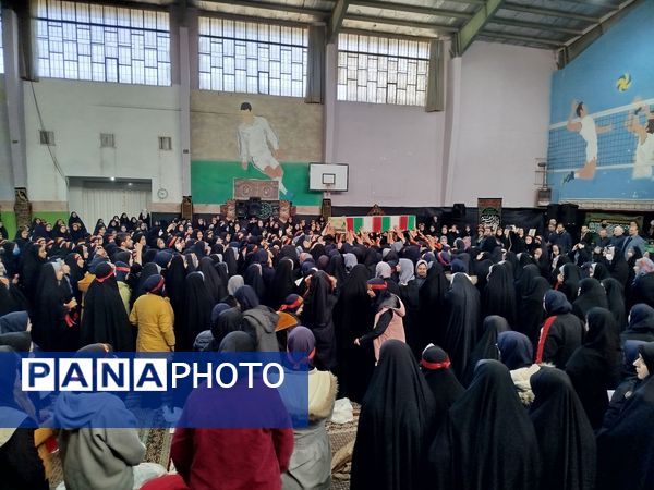 آیین سوگواری شهادت حضرت فاطمه الزهرا (س) در سالن مالک اشتر ناحیه یک مشهد 