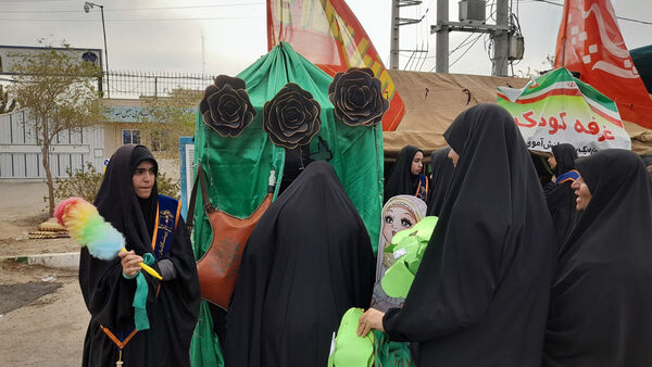 نقاشی‌های کودکان با موضوع اربعین حسینی