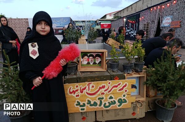 موکب شهید سید میلاد مصطفوی مستقر در شهر بهار 