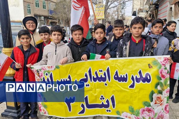 ۲۲ بهمن در فشافویه؛ تجلی شور انقلابی در میان نسل آینده‌ساز