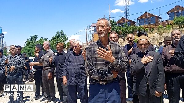 عزاداری چهار مین روز از ماه محرم در بوژ آباد میهمان قاب پانا