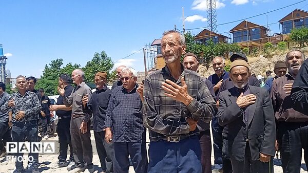 عزاداری چهار مین روز از ماه محرم در بوژ آباد میهمان قاب پانا