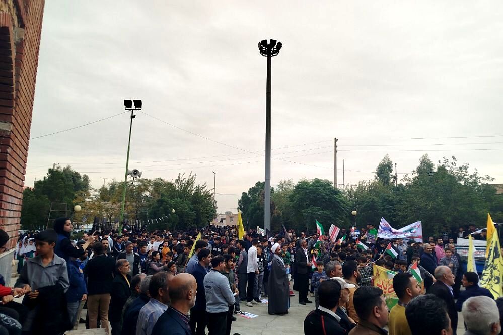 راهپیمایی دانش آموزان انقلابی جوادآباد