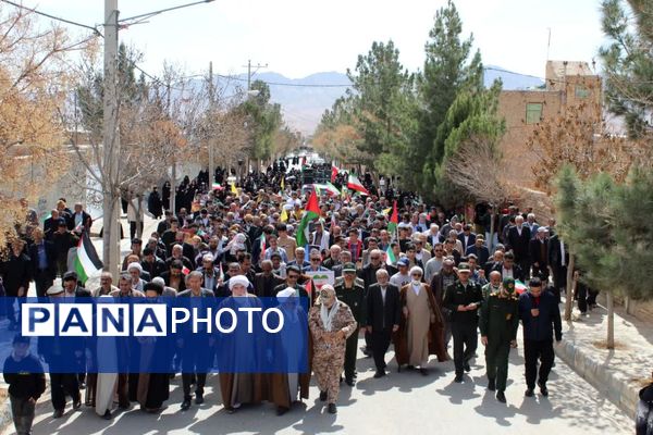 راهپیمایی روزجهانی قدس در شهر درق