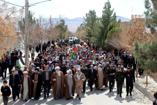 راهپیمایی روزجهانی قدس در شهر درق