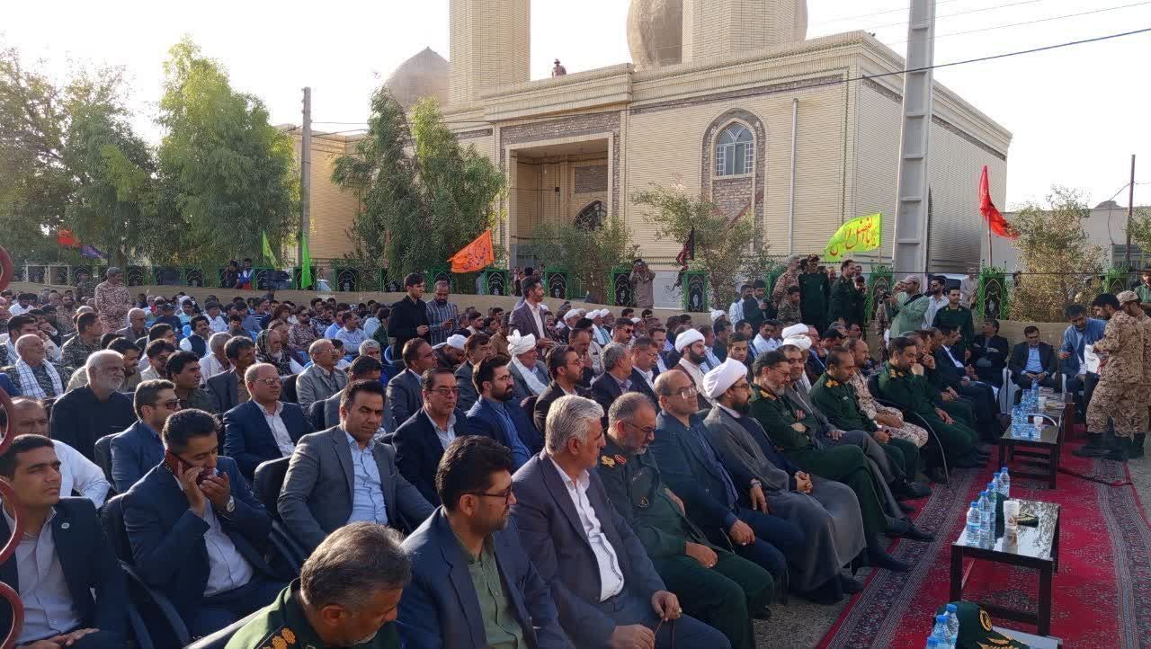 سیزدهمین یادواره شهید حبیب لکزایی در نیمروز برگزار شد