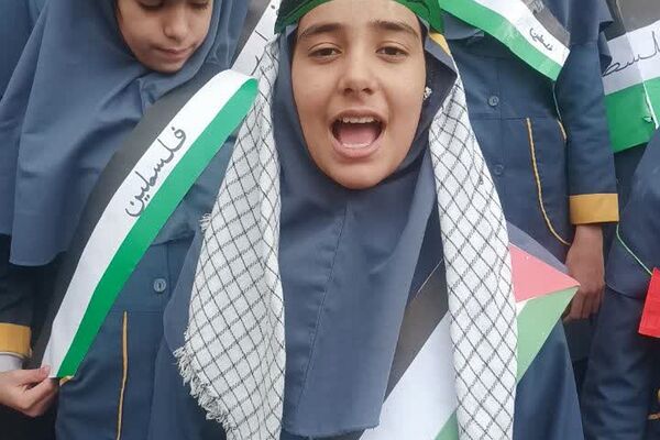 جشن‌ روز غزه در مدارس رودهن 