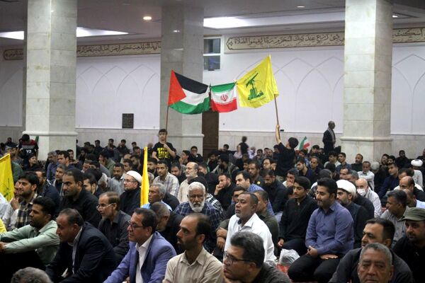 اجتماع مردم بندرعباس در پاسخ به جنایت بیروت
