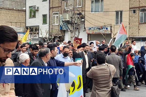 روز قدس یادآور تعهد ما به دفاع از مظلومان در بهارستان دو