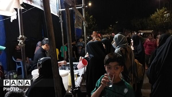 موکب شهدای روستای آهوان در صد و پنجمین شب 