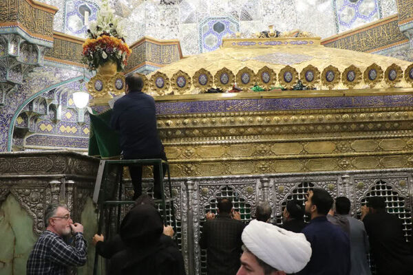 آیین سیاهپوشان حرم مطهر حضرت فاطمه معصومه(س)