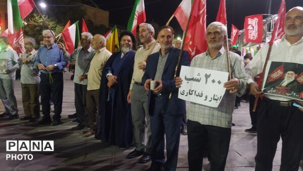 ۲۰۰ شب خونخواهی امام شهید و کودکان میناب در دیار دارالمونین و دارلمجاهدین  همدان