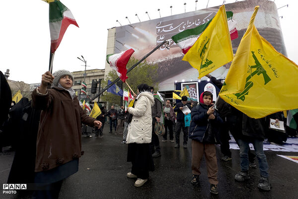 راهپیمایی روز قدس در تهران