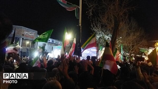 حضور مهدی رسولی در اجتماع مردمی نیشابور -۱