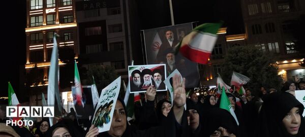 حضور گسترده مردم نیشابور در بلوار فضل 