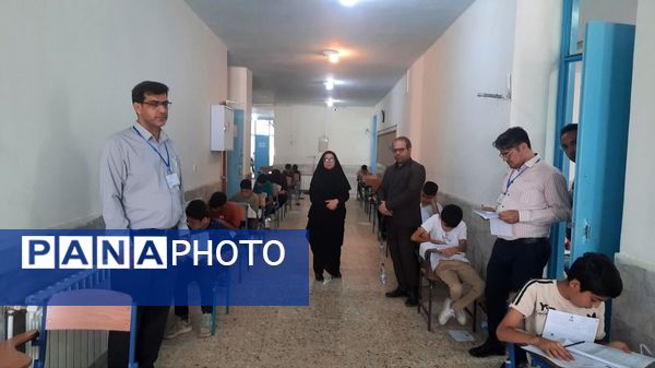بازدید مدیر آموزش و پرورش سملقان از آزمون های ورودی مدارس تیزهوشان