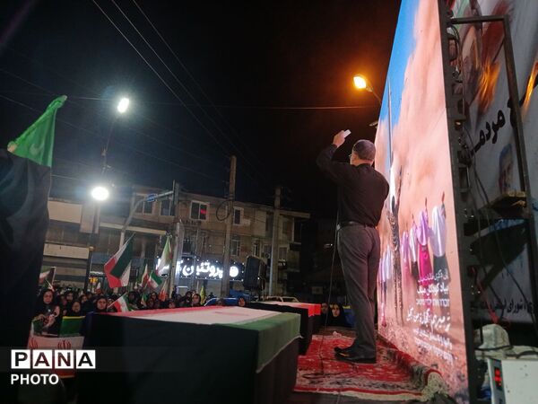خیزش فاخر فرهنگیان و دانش آموزان کردکوی