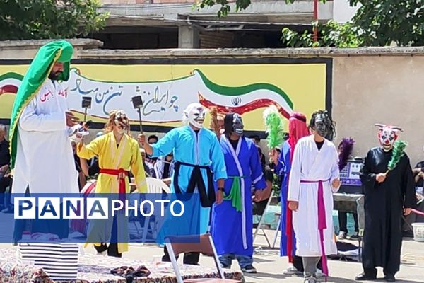 مراسم شبیه خوانی روز عاشورا در شهرستان طالقان