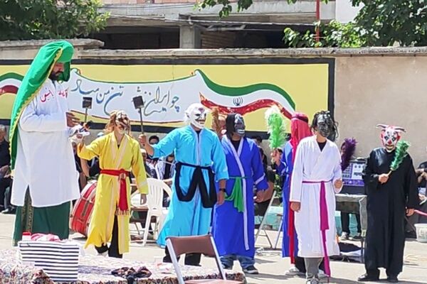 مراسم شبیه خوانی روز عاشورا در شهرستان طالقان