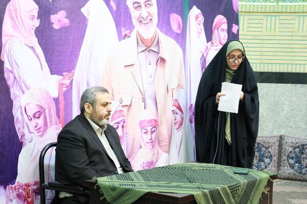 مراسم اعتکاف در مسجد ابوذر منطقه ۱۴ تهران 