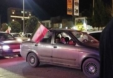 گذری بر رژه ماشینی نیشابور در دومین روز از سال ۱۴۰۵