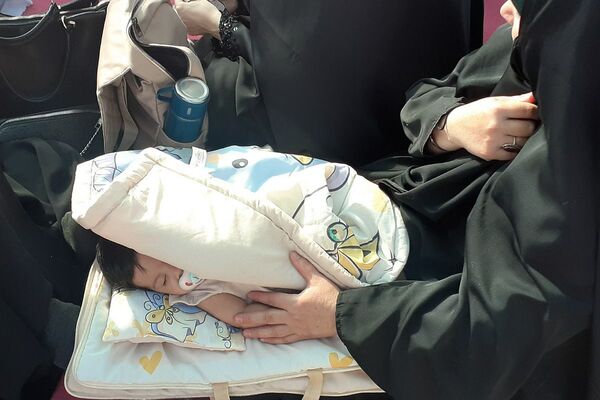  مراسم ختم دعای عرفه کنار مزار شهدای گمنام نسیم شهر 