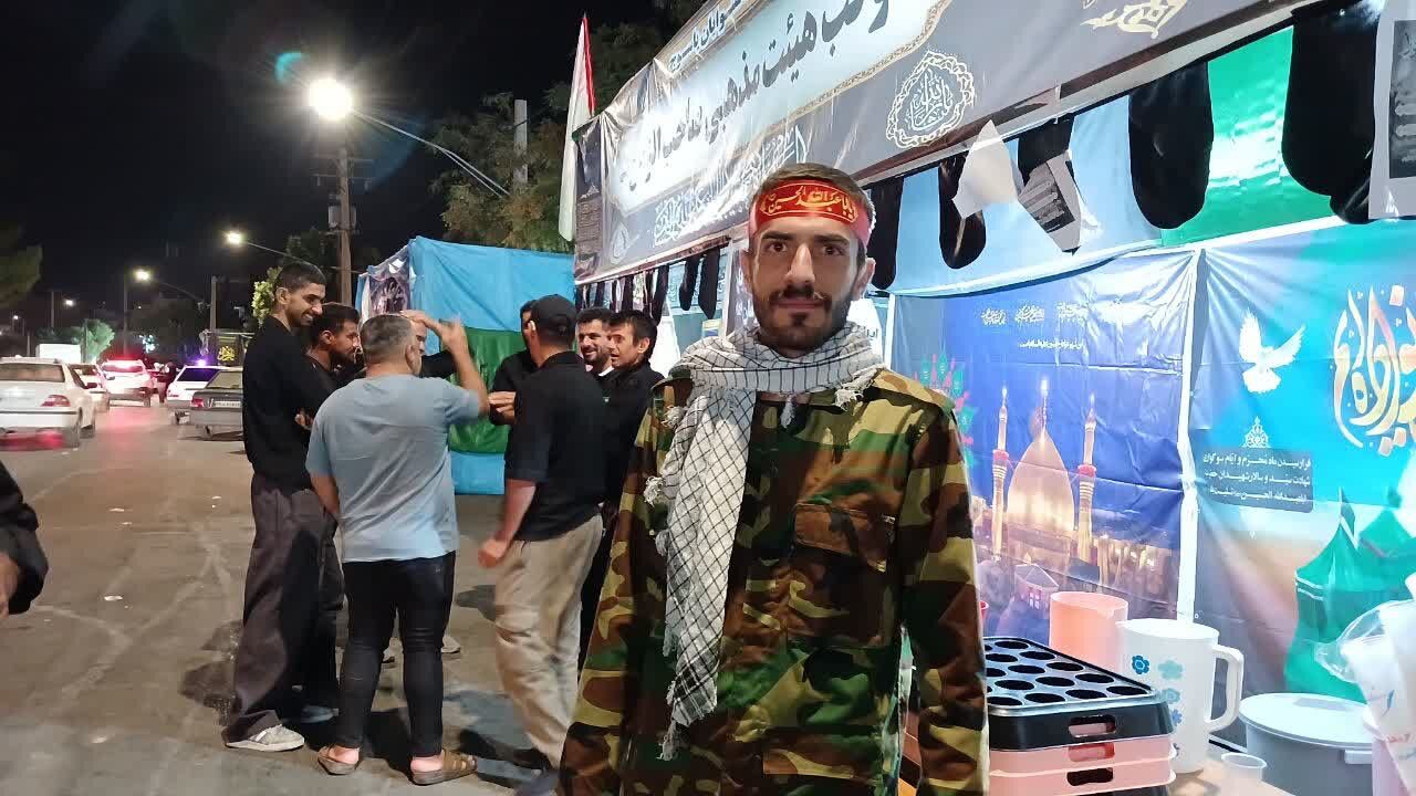 سوگواری ناشنوایان یاسوج در شب هفتم محرم 