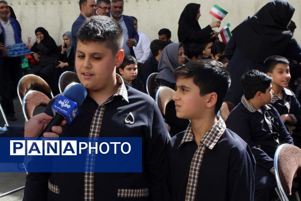 آیین خشت‌گذاری دبستان شهید خداقلی