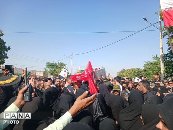 تشییع شهید قاسمی، شهید جنگ تحمیلی سوم