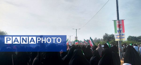 حضور پرشور مردم میناب در راهپیمایی ۲۲ بهمن