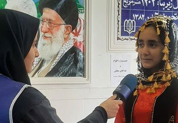 برگزاری جشنواره اقوام ایرانی در دبیرستان دخترانه استقلال 