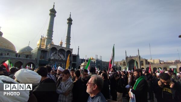 قاب های ماندگار از تشیع شهید لاریجانی در حریم امن فاطمی