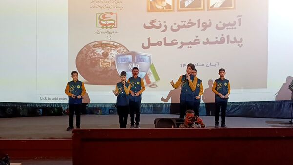 آیین نواخته شدن زنگ پدافند غیر عامل در ناحیه 7 مشهد