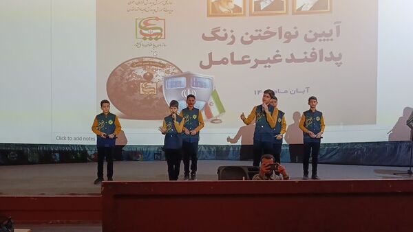 آیین نواخته شدن زنگ پدافند غیر عامل در ناحیه 7 مشهد