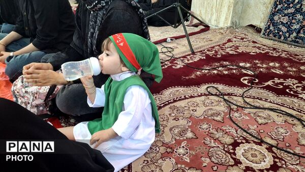 آیین شیرخوارگان حسینی در امام‌زاده احمد و محمود نظرآباد 