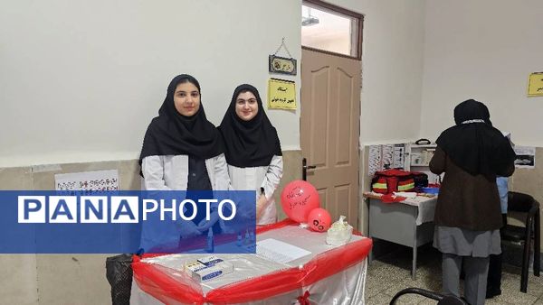 بازدید مسئول پژوهش‌سرای دکتر حسابی از دستاوردهای دانش‌آموزان مدرسه شاهد شهید نوری