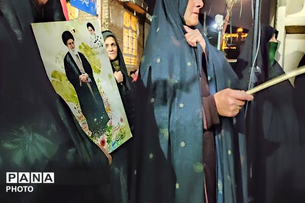 هم صدایی مردم شهر بار در حمایت از آرمان ها 