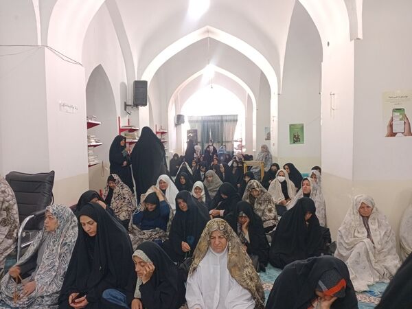 نماز عبادی سیاسی جمعه در مصلی مسجد جامع خلیل آباد 