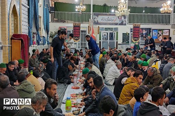 ضیافت افطاری در شب بیست و سوم ماه مبارک رمضان مسجد جامع شهر بار 