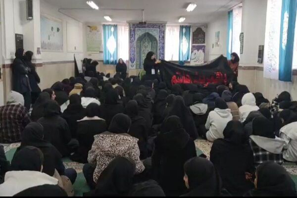 مدارس پیشوا در سوگ بانوی عصمت؛ جلوه‌ای از آیین‌های معنوی فاطمیه
