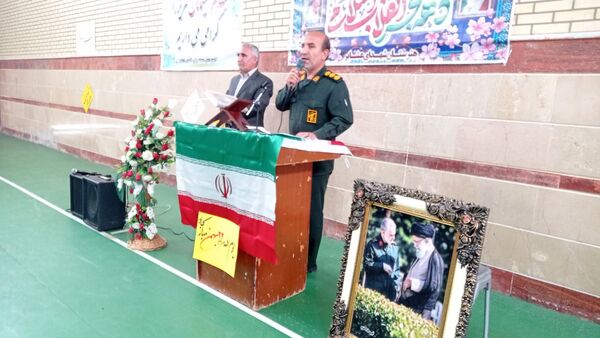 مراسم سالگرد پیروزی انقلاب اسلامی در مدرسه نخبگان عشایر یاسوج