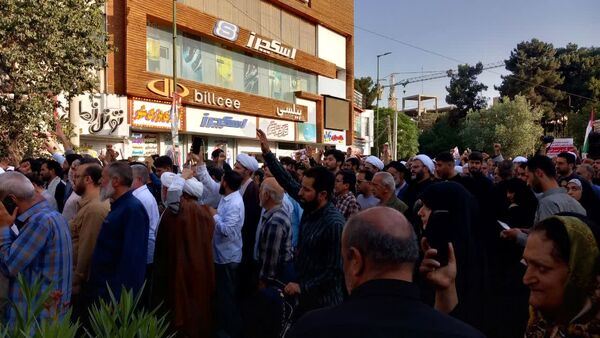 تشییع 8 شهید پدافند هوایی ارتش و هوافضای سپاه در قم