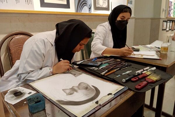 بازدید از هنرستان آفرینش پردیس