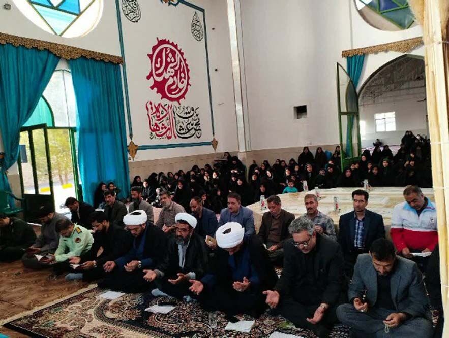 عزاداری سیدالشهدای خدمت «شهید آیت‌الله رئیسی» در کوهبنان